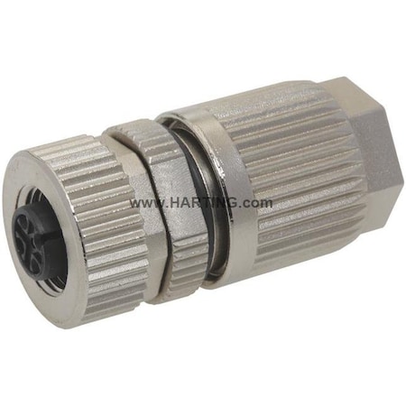 Harting Circular ConnectorM12crimp female A-Code 21038122405